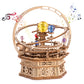 ROBOTIME 3D Puzzles for mature-themeds Model Kits for mature-themeds Hobbies for Men/Women Rotating Starry Night Wooden Puzzle Music Box AMK51