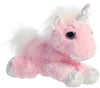 Aurora® 10" Dreamy Pink Unicorn™ Stuffed Animal - Polyester, Captivating Gaze, Model 21247