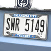FANMATS 14874 Oklahoma City Thunder Chrome Metal License Plate Frame, Team Colors, 6.25in x 12.25in