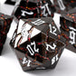 Soar Forge Metal Dice for DND - Beautiful Glitter Cracks Set Compatible with Dungeons and Dragons and Other RPG, Dice for D&D (G