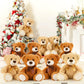 Morismos 10 Packs Bulk Teddy Bears Stuffed Animal, Soft Teddy Bear Bulk, 13.5' Small Bears Plush For Centerpiece Baby Shower, Kids