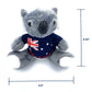 Aeisage 8 Inch Plush Koala Stuffed Animal - Super Soft Blue Koala Bear with T-Shirt, Perfect Australian Souvenir Gift