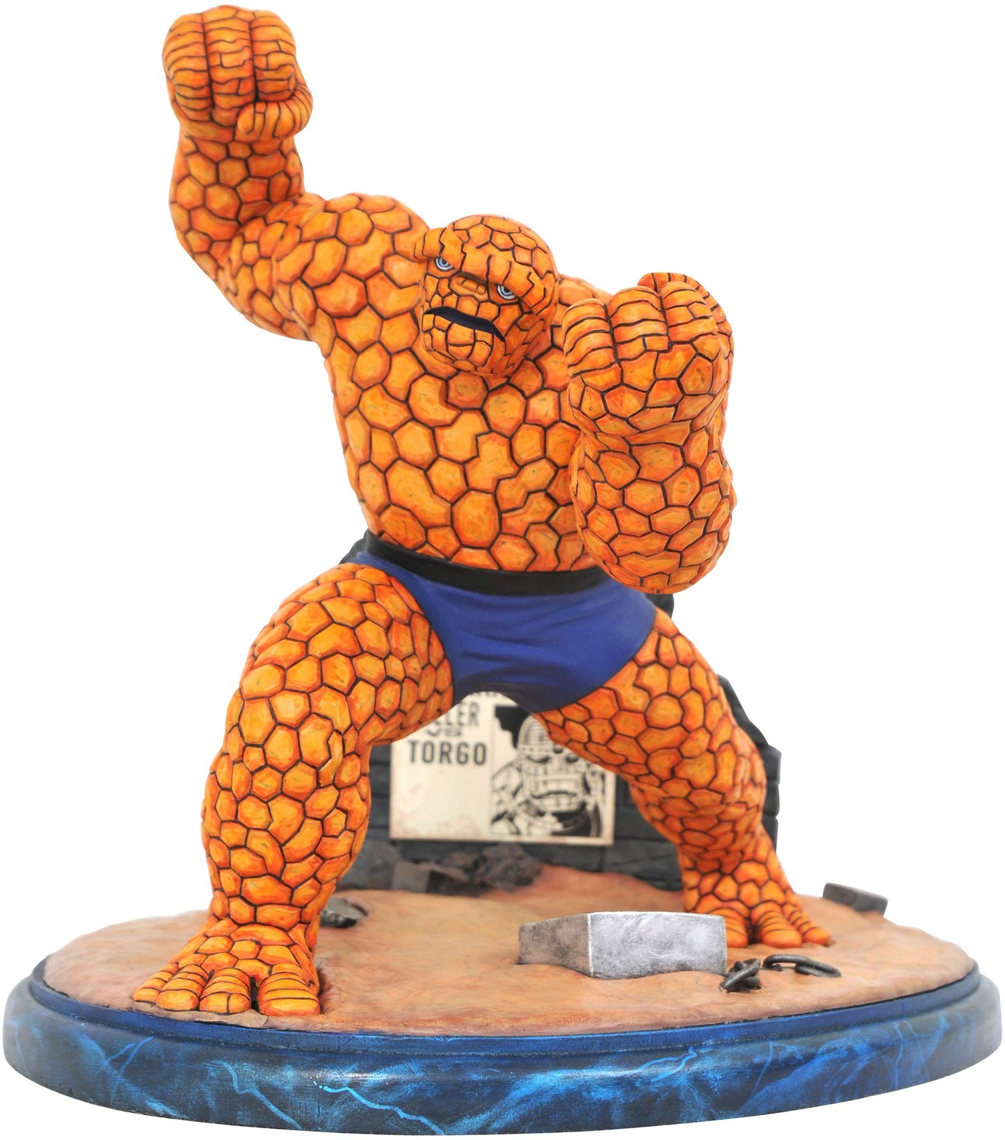 Diamond Select Toys Marvel Premier Collection: Thing Statue, Multicolor