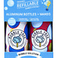 Sustainable Bubble Tree Original Refillable Bubble System Aluminum Bottles (4 Pack Of Bubble Solution Made In The Usa)