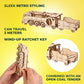 Ugears Wooden 3D Puzzles For Adults - Mini Locomotive Wood Models For Adults To Build - Easy Diy Crafts For Adults Wooden Train Model Kit - Rubber Band-Powered Mechanical Puzzles For Adults - 172 Pcs