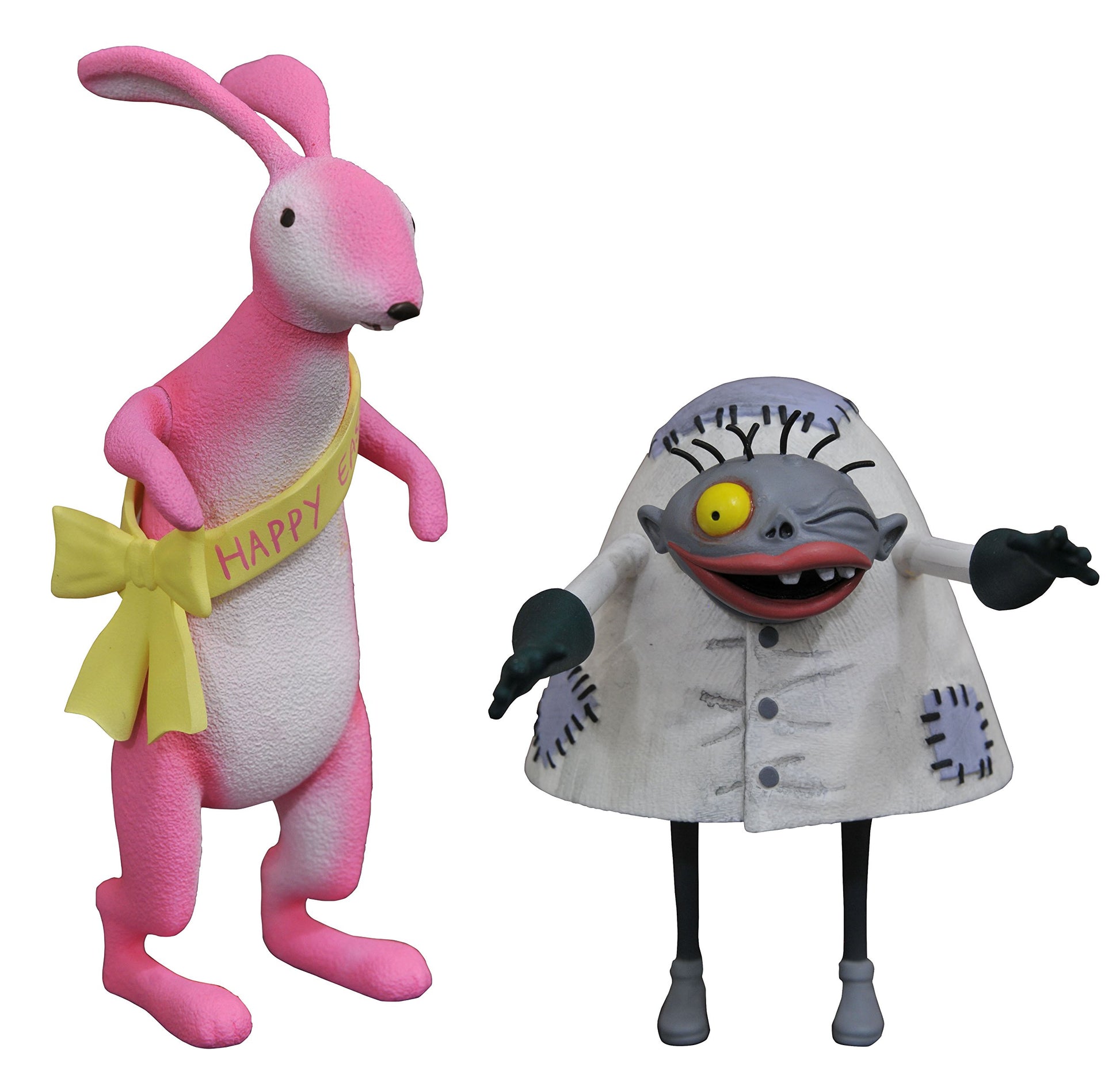 Diamond Select Toys The Nightmare Before Christmas Select: Easter Bunny & Igor Action Figure 2 Pack