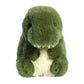 Aurora Round Rolly Pet Rawr T-Rex Stuffed Animal - Adorable Companions - On-The-Go Fun - Green 5 Inches