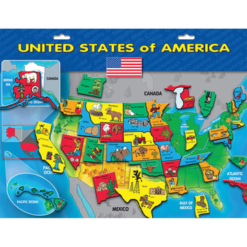 Create-A-Scene - USA Puzzle Magnetic Playset - Portable Mess-Free Magnet Activities - Creative Fun - Ages 3+