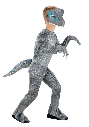 Disguise Jurassic Park Kid'S Blue Deluxe Costume Size 4/6