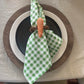 Jute Spring and Easter Fabric Carrots - 6 Pieces - 3 Inches Tall