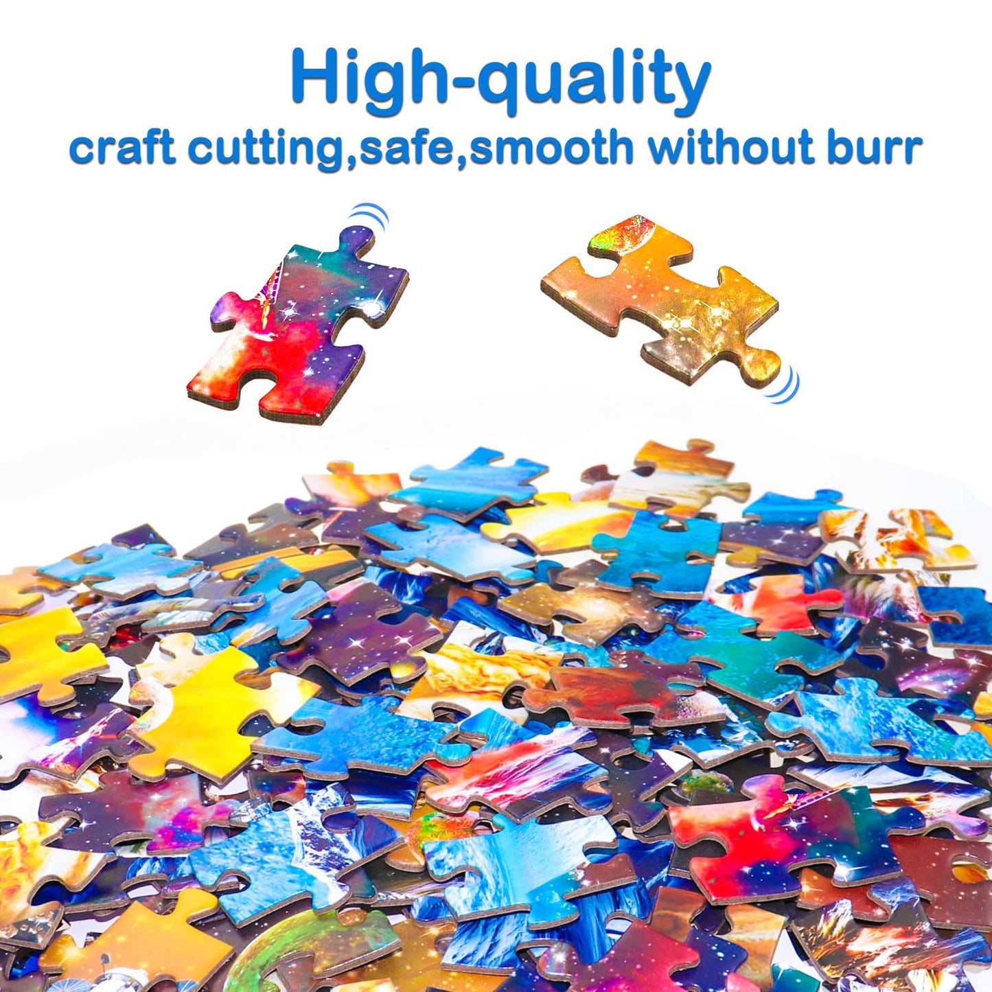 Puzzles For Kids Ages 8-10 Year Old - Solar System Planets, 200 Pieces Spacewalk Jigsaw Puzzles For Kids Ages 6-8, Learning Educ