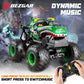 BEZGAR Monster Truck Toys - Remote Control Monster Truck with Light & Music, Dinosaur Toys for Kids, 1:20 Scale RC Truck with 36