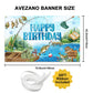 Avezano Gone Fishing Banner Gone Fishing Happy Birthday Backdrop Fishing Theme Background for Kids Men Birthday Party Kids Fishi