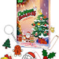 NewFamily Christmas Shrink Art Kit for Kids - 49 Pcs Pre-Cut Shrinky Dinks for Christmas Crafts - DIY Bracelets, Necklaces, Keyc