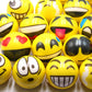 Fivoendar Set Of 12 - Fun Face Stress Balls Cute Hand Wrist Stress Reliefs Squeeze Balls For Kids And Adults At School Or Office Party Favors (Yellow Color Random Faces) (Latest)