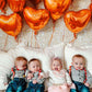 Lovoir 10 Pcs Orange Heart Shape Foil Mylar Balloons 18 Inch Love Balloons For Valentine'S Day Birthday Party Decorations Weddin