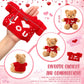 Glimin 4 Pcs Bear Stuffed Animals With 4 Doll Clothes 12 Inch Cute Plush Bear With Removable Clothes Sweater Hoodie Doll Accesso