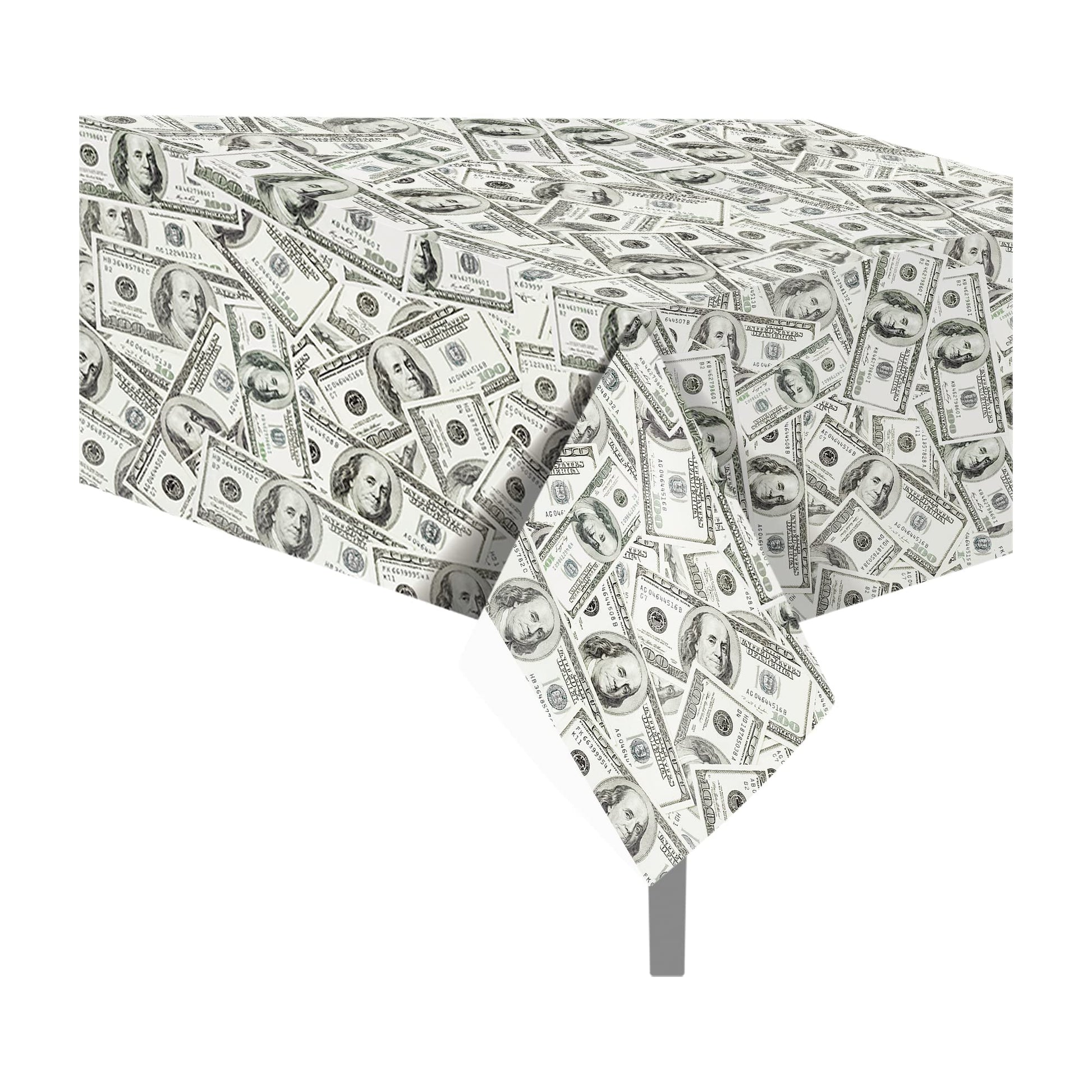 2 Pcs Bill Dollar Signs Tablecloths Money Party Decorations Currency Symbol Money Table Covers Big Bucks Tablecover Money Tablec