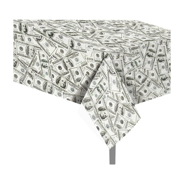 2 Pcs Bill Dollar Signs Tablecloths Money Party Decorations Currency Symbol Money Table Covers Big Bucks Tablecover Money Tablec