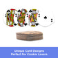 Gamago Cookie Playing Cards - Cookie Shaped Deck Of Cards To Play Your Favorite Card Games For Birthdays, Stocking Stuffers, Whi