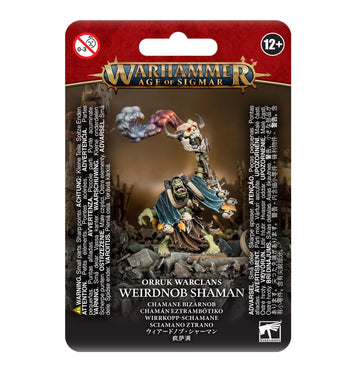 Games Workshop 99070209005 Ironjawz Orruk Weirdnob Shaman Miniature Game Black 5.4 x 3.3 x 1.3 cm; 10 Grams