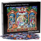 Vermont Christmas Company 1000 Piece Stained Glass Nativity Puzzle - Soft Colorful Shades, Model VC135, Puzzle Board Material
