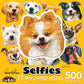 RoseArt - Mini-Shaped - Dog Selfies - 500 Piece Jigsaw Puzzle for mature-themeds