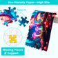 Edsjegn 2 Pack 1000 Piece Puzzle for mature-themeds Jigsaw Puzzles 1000 Pieces 2000 Piece Puzzles for mature-themeds Hummingbird Mushroom Jigsaw Puzzles White Elephant Gifts