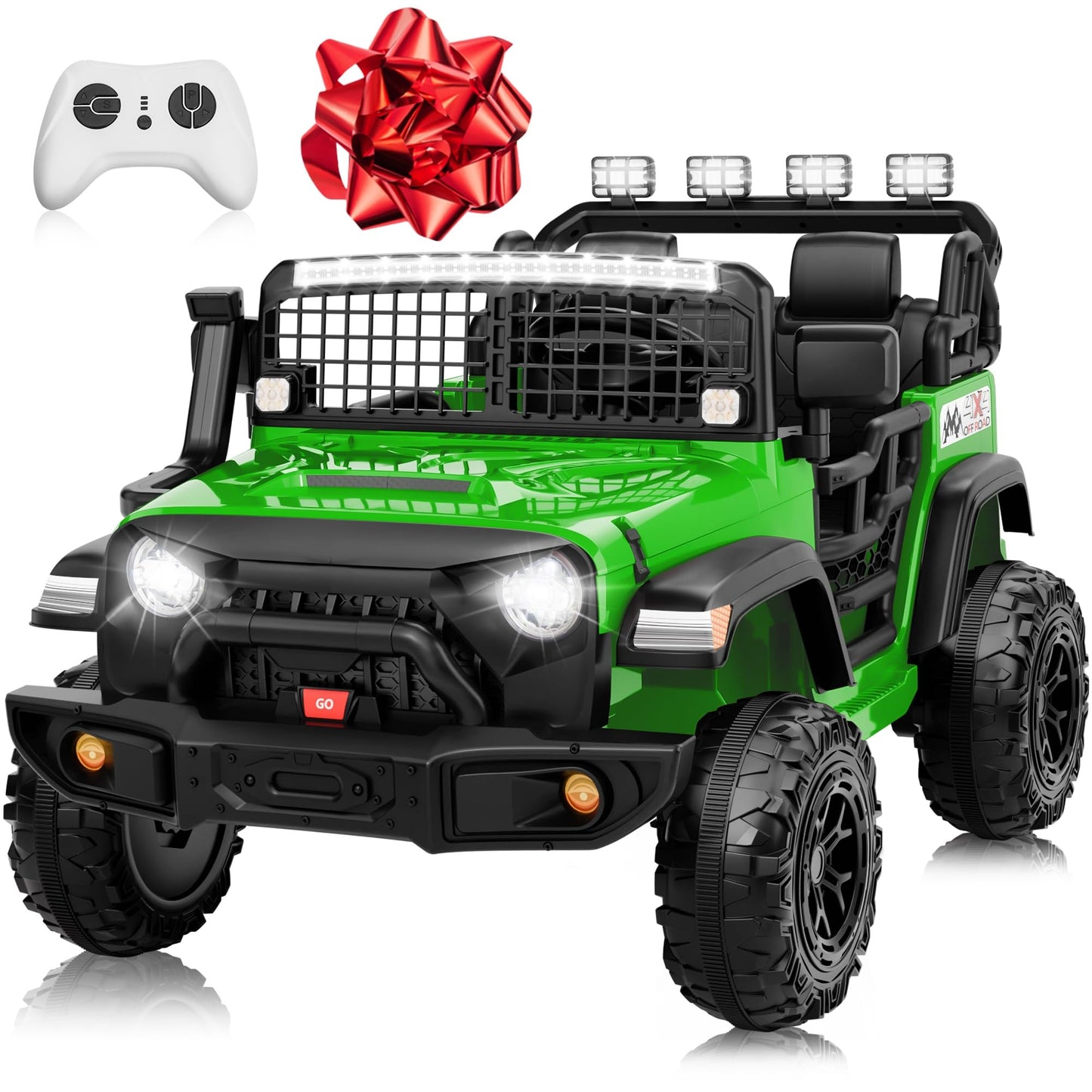JOYRACER 24V Ride on Toys for Big Kids, 2 Seater Ride on Car w/ 800W Motors, Remote Control, 20Seat, Mult-Led Lights, 3 Speed,