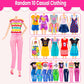 110 Pcs Doll Clothes And Accessories - Doll Dress Up Toys For Girls With Wedding Dresses, Casual Dresses, Casual Jumpsuit, Swims