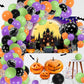 Avezano Happy Halloween Banner Spooky Halloween Backdrop Trick or Treat Halloween Banner Halloween Party Decorations Kids Outdoo