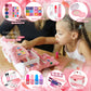 Kids Makeup Kit for Girl - Kids Makeup Kit Toys for Girls,Play Real Makeup Girls Toys, Washable Make Up for Little Girls, Non To