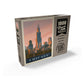 Mypuzzle Chicago Skyline: Lake Michigan, Vintage Poster - Premium 1000 Piece Jigsaw Puzzle For Adults