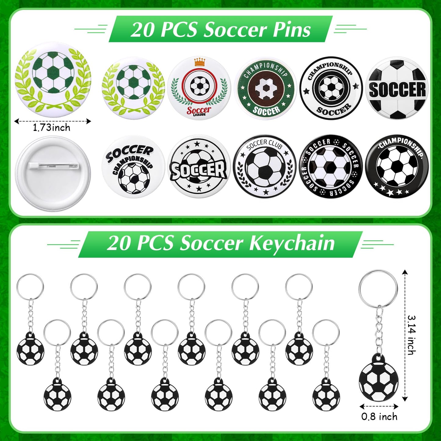 Aoriher 194 Pcs Soccer Party Favor Bulk Sport Birthday Party Gift Soccer Goodie Bag Filler Mini Soccer Ball Toy Silicone Bracele
