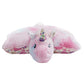 Pillow Pets 18” Sweet Scented Cotton Candy Unicorn Stuffed Animal Plush Toy, Pink