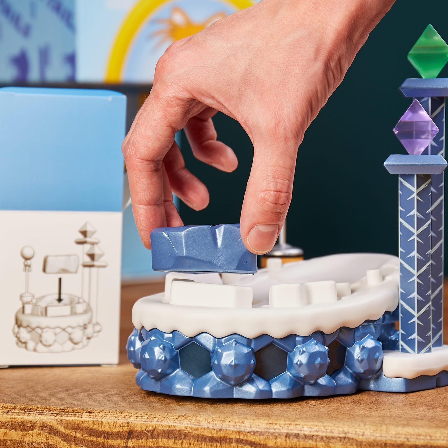 CC Countdown Characters Sonic the Hedgehog Tails Collectible Figure - Buildable Advent Calendar - PVC - Model NS3524 - Official SEGA Merchandise