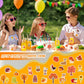 JULBEAR 300 Pieces Fall Foam Stickers, Thanksgiving Maple Leaves Self Adhesive Puffy Scrapbook Stickers for Kids Autumn Party Fa