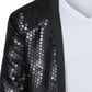 Dance Star Kids Costume For Boys 80S 90S Pop Stage Cosplay Party Halloween Role Play Black 3-5T
