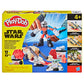 Play-Doh Star Wars: The Mandalorian Launching Speeder Playset, Bendy Grogu & 4 Inch Mando Action Figures, Imagination Toys for 4
