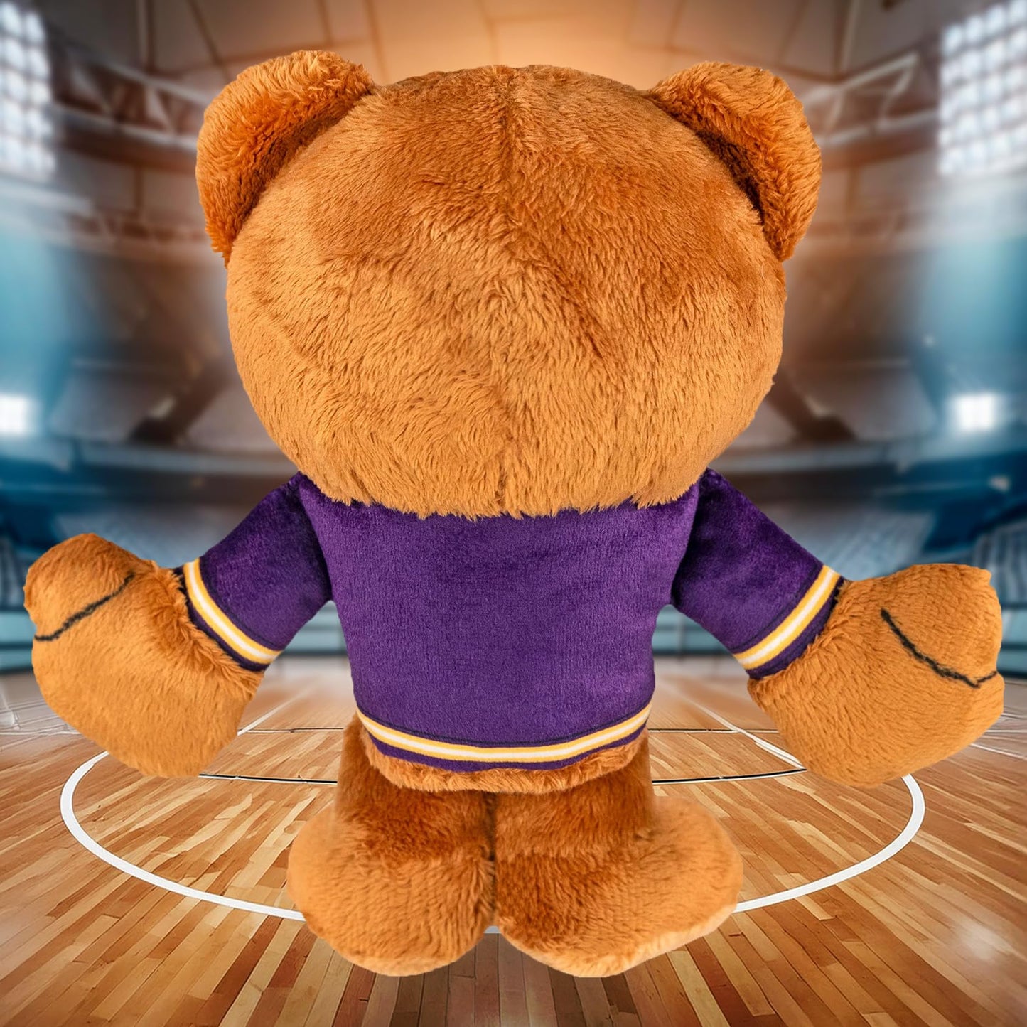 Bleacher Creatures Los Angeles Sparks 8'' Wnba Kuricha Plush Bear - Soft Chibi Plush