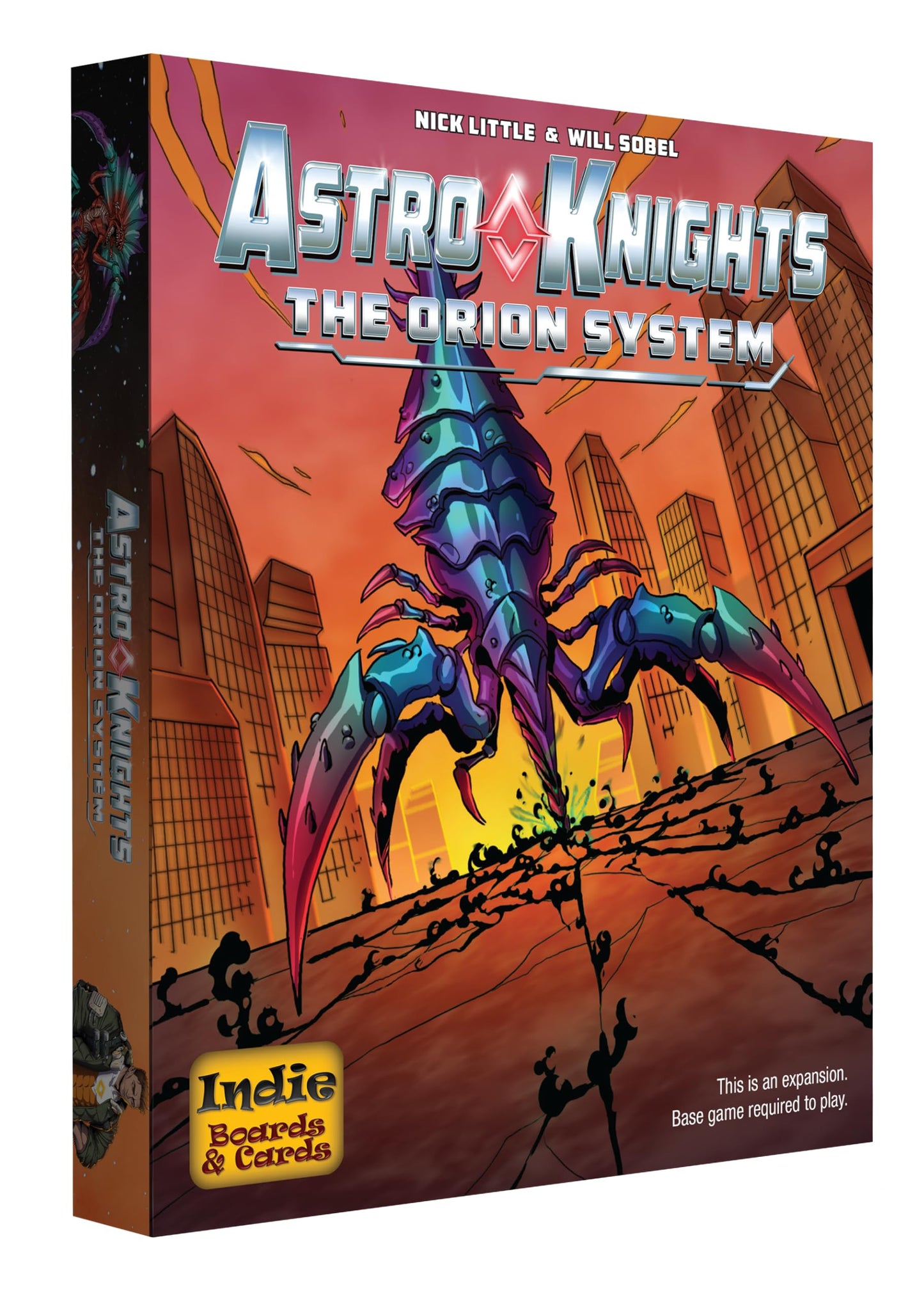 Indie Boards & Cards Astro Knights Orion Board Game | Ages 14+ | 1-4 Players | Medium Size | Multi-color | Cardboard Material