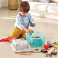 Hape City Railway And Train Bucket Set Toy With Hoisting Magnetic Crane For Trains, Trucks, And Cargo For Kids Ages 3 And Up, Multicolor