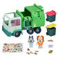 Garbage Truck - 2.5' Bluey And Bin Man Poseable Figures With Playset, Multicolor