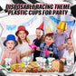 Foldtier 50 Pcs Checkered Racing Party Plastic Cup 12 Oz Checkered Flag Thick Clear Cup Black And White Checkered Cups Race Car