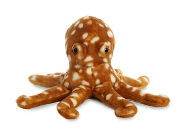 Aurora® Adorable Flopsie™ Octopus Stuffed Animal - Playful Ease - Timeless Companions - Orange 12 Inches