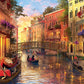 Educa Children's 1500 Piece Puzzle - Sunset in Venice, Cardboard, 8+ Years, Multicolor, Model 17124