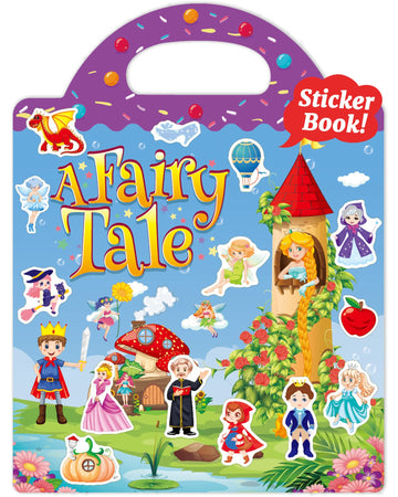 Benresive Reusable Sticker Book For Toddlers 2-4 Years, Fun Travel Stickers For Kids, Waterproof Sticker Books For Toddlers 1-3, Crafts Activities For Todddlers 1-3 2-4 3-5 - Fairy