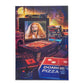 Halloween Pizza Party 1000-Piece Jigsaw Puzzle By Rachid Lotf | Fun Brain Teaser, Toys & Games | 28 X 20 Inches