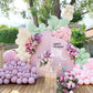 Butterfly Balloon Arch Kit - 123Pcs Butterfly Birthday Decorations With Pastel Purple Indigo Blue Pink White Sand Balloons For G