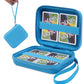 Tombert Carrying Case For Ptcg Trading Cards, Hard-Shell Storage Box Fits Magic Mtg Cards And Ptcg, Holds 300+ Cards(Blue)